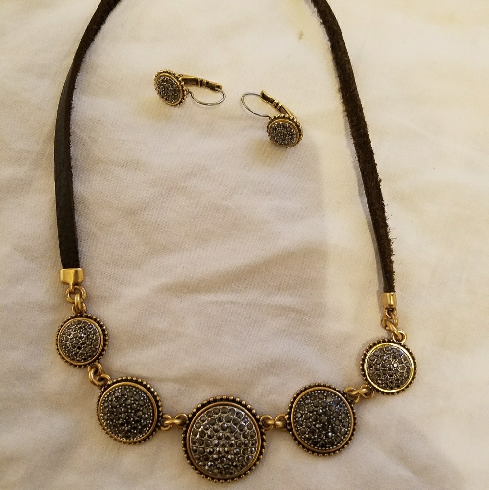Lucky Brand necklace and earrings
